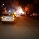 COLÓN: INCENDIO DE CAMION EN CALLE 54 ENTRE 8 Y 9
