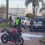 COLON: ACCIDENTE ENTRE DOS MOTOS EN CALLE 46 Y 9: AMBOS CONDUCTORES RESULTARON HOSPITALIZADOS