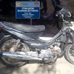 FIRMAT: RECUPERAN MOTOCICLETA ROBADA