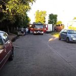 SALIDA DE BOMBEROS EN COLÓN POR INCENDIO DE VEHICULO EN LA VIA PÚBLICA