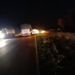 PUDO HABER SIDO UNA TRAGEDIA: SU AUTO SE INCENDIO EN LA RUTA PERO ALCANZO A ESCAPAR