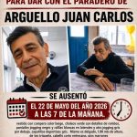 JUNIN: SE BUSCA UN HOMBRE QUE FALTA DE SU CASA DESDE EL 22 DE MAYO