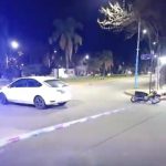 COLON: CHOQUE ENTRE MOTO Y AUTO EN 12 Y 50