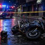 TRÁNSITO AL ROJO VIVO EN COLÓN: ADOLESCENTE DE 18 AÑOS PERDIÓ EL CONTROL DE SU MOTO Y RESULTÓ LESIONADO